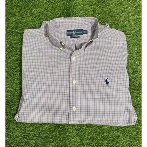 Ralph Lauren‎ Classic Mens Long Sleeve Pony Button Down Shirt Size 17.5 (34/35)